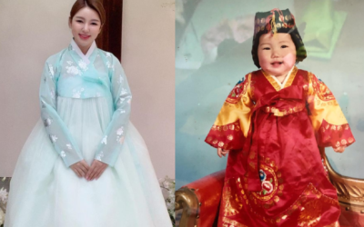 송가인도 ‘우리 것’ 지키기에 나섰다..한복챌린지 열풍