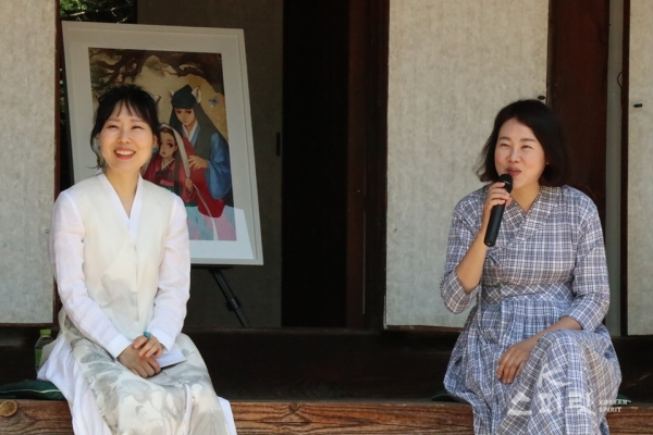 드레스 대신 한복 입은 서양동화, 동서양 만남이 주는 독특한 재미