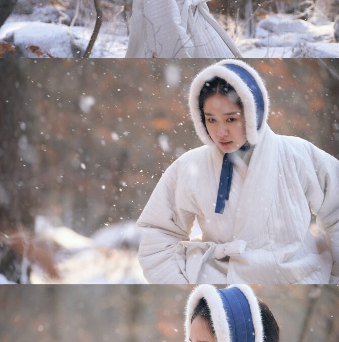 ‘연인’ 본격 사극 도전 안은진, 흩날리는 눈처럼 청초한 그녀 ‘시선 강탈’